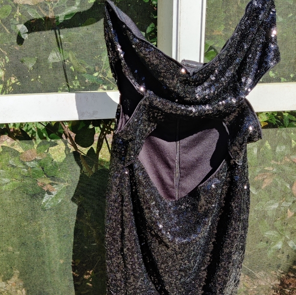 Sexy  sequined cut out body con cocktail dress - Picture 9 of 13